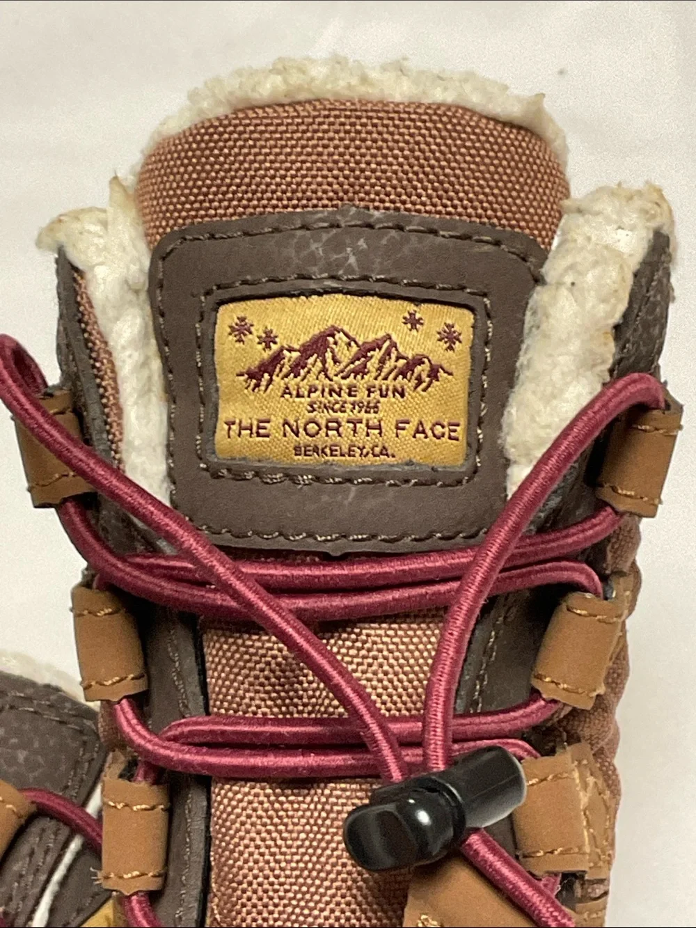 North Face Toddler Brown Winter Boots. Size 11